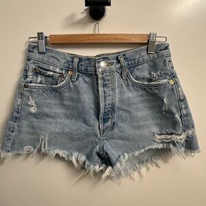 Agolde Parker Vintage cut-off denim short